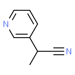 3-Pyridineacetonitrile,alpha-methyl-(9CI) structure