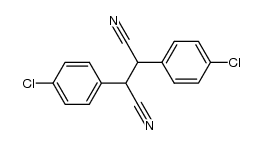 meso-2,3-bis(p-chlorophenyl)succinonitrile Structure