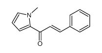 1-(1-methylpyrrol-2-yl)-3-phenylprop-2-en-1-one结构式