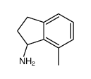 1H-Inden-1-amine,2,3-dihydro-7-methyl-(9CI) Structure