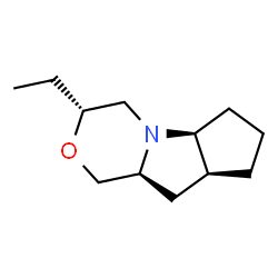 Cyclopenta[4,5]pyrrolo[2,1-c][1,4]oxazine, 3-ethyldecahydro-, (3-alpha-,5a-alpha-,8a-alpha-,9a-alpha-)- (9CI)结构式