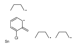 tributyl-[(2-chlorophenyl)methyl]stannane Structure
