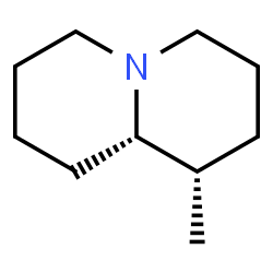 (1S,9aα)-Octahydro-1-methyl-2H-quinolizine Structure