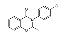 3-(4-Chlorophenyl)-2-methyl-2H-1,3-benzoxazin-4(3H)-one Structure