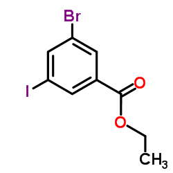 Ethyl 3-bromo-5-iodobenzoate structure