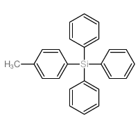 (4-methylphenyl)-triphenyl-silane结构式