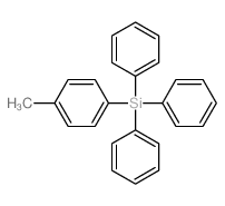 (4-methylphenyl)-triphenyl-silane Structure