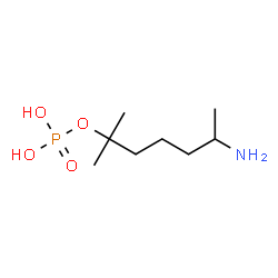 5-amino-1,1-dimethylhexyl dihydrogen phosphate结构式