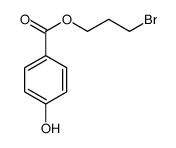 3-bromopropyl 4-hydroxybenzoate Structure