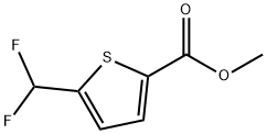 methyl 5-(difluoromethyl)thiophene-2-carboxylate Structure