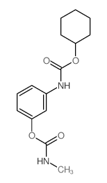 [3-(cyclohexyloxycarbonylamino)phenyl] N-methylcarbamate Structure