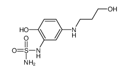 Sulfamide, [2-hydroxy-5-[(3-hydroxypropyl)amino]phenyl]- (9CI) structure