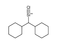 chloro(dicyclohexylmethyl)silicon Structure