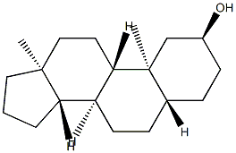 5α-Androstan-2α-ol structure