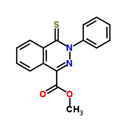 3-phenyl-4-thioxo-3,4-dihydro-phthalazine-1-carboxylic acid methyl ester Structure