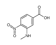 3-(甲基氨基)-4-硝基苯甲酸结构式