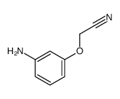 Acetonitrile, (3-aminophenoxy)- (9CI)结构式