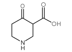4-Oxo-piperidine-3-carboxylic acid Structure