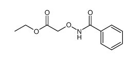 2-(Benzaminooxy)-essigsaeure-ethylester结构式