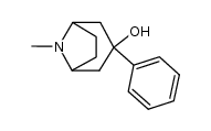 8-Methyl-3-phenyl-8-azabicyclo[3.2.1]octan-3-ol结构式