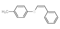 Benzene,1-methyl-4-[[(1Z)-2-phenylethenyl]thio]- picture