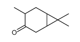 [1S-(1alpha,4beta,6alpha)]-4,7,7-trimethylbicyclo[4.1.0]heptan-3-one结构式
