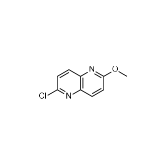 2-Chloro-6-methoxy-1,5-naphthyridine Structure