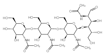 Tetra-N-acetylchitotetraose Structure