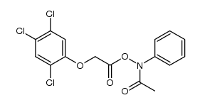 N-phenyl-N-(2-(2,4,5-trichlorophenoxy)acetoxy)acetamide Structure