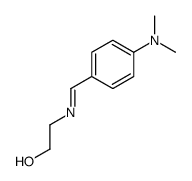 2-[[p-(Dimethylamino)benzylidene]amino]ethanol结构式