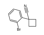 1-(2-BROMOPHENYL)-CYCLOBUTANECARBONITRILE Structure