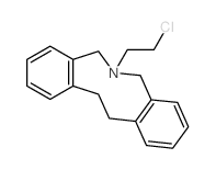 5H-Dibenz[c,g]azonine,6-(2-chloroethyl)-6,7,12,13-tetrahydro-结构式