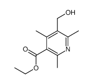 5-hydroxymethyl-2,4,6-trimethyl-nicotinic acid ethyl ester Structure