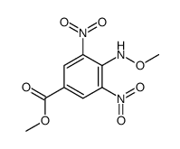 methyl 4-(methoxyamino)-3,5-dinitrobenzoate Structure