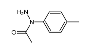 1-acetyl-1-(4-methylphenyl)hydrazine Structure