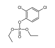 (2,4-dichlorophenyl) diethyl phosphate Structure