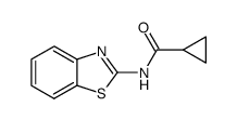 Cyclopropanecarboxamide, N-2-benzothiazolyl- (8CI,9CI)结构式