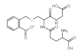 Glycine, N-[N-L-g-glutamyl-S-[(2-nitrophenyl)methyl]-L-cysteinyl]-(9CI)结构式