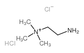 (2-AMINOETHYL)TRIMETHYLAMMONIUM CHLORIDE HYDROCHLORIDE Structure