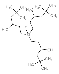 Silane,fluorotris(3,5,5-trimethylhexyl)- structure