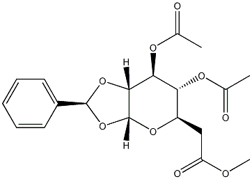 1-O,2-O-[(S)-Benzylidene]-α-D-glucopyranose triacetate picture