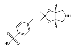 meso-3,4-isopropylidenedioxypyrrolidine hydrotosylate Structure