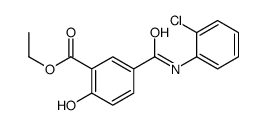 ethyl 5-[(2-chlorophenyl)carbamoyl]-2-hydroxybenzoate Structure
