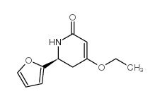 2(1H)-Pyridinone,4-ethoxy-6-(2-furanyl)-5,6-dihydro-,(6S)-(9CI) picture