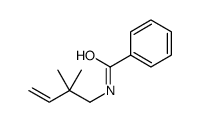 N-(2,2-dimethylbut-3-enyl)benzamide结构式