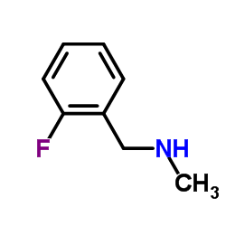 N-甲基-2-氟苄胺结构式