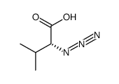 (R)-2-azido-3-methylbutanoic acid结构式