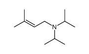 3-methyl-N,N-di(propan-2-yl)but-2-en-1-amine Structure