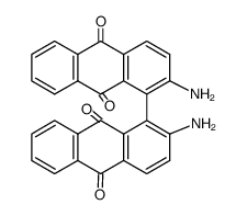 2,2'-diamino-[1,1']bianthryl-9,10,9',10'-tetraone结构式