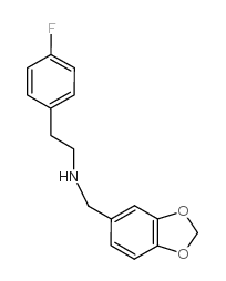 N-(1,3-benzodioxol-5-ylmethyl)-2-(4-fluorophenyl)ethanamine Structure